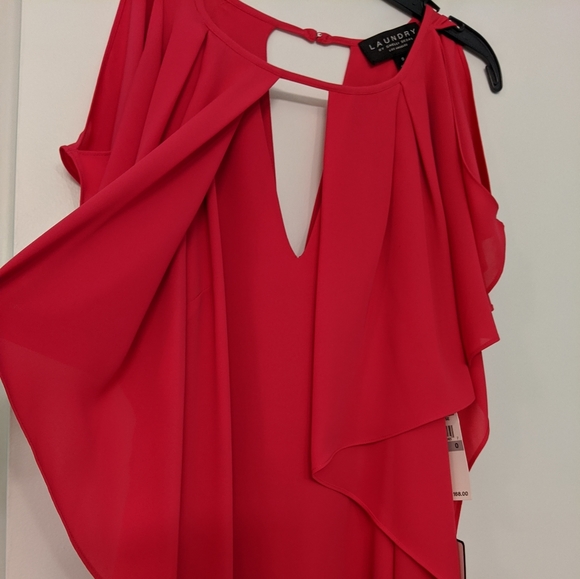 Laundry by Shelli Segal Dress Bright Rose - Picture 5 of 8